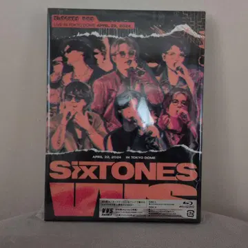 SixTONES VVS Blu-ray 초회반