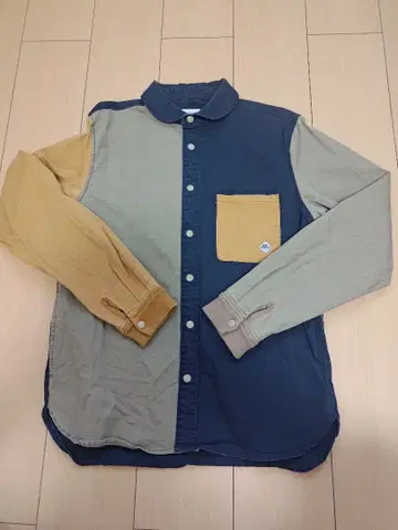 gym master 스트레치 헤링본 스냅 버튼 셔츠 자켓 M