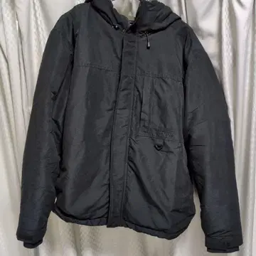 KRIFF MAYER 후드 부착 다운 자켓 블랙