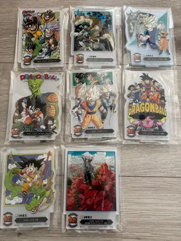 제일복권 드래곤볼 40th 그 첫 번째 F상 8종 세트 판매