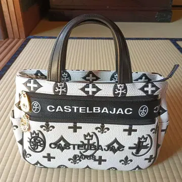 CASTELBAJAC 로고 프린트 핸드백