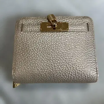 황실 납품: 덴하마노 골드 가죽 접이식 지갑