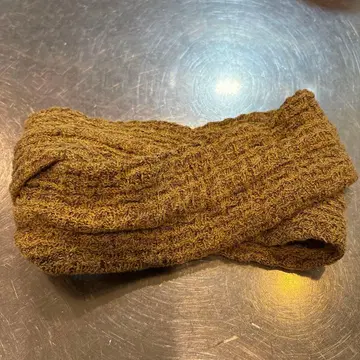 CA4LA 머스타드색 털실 헤어밴드