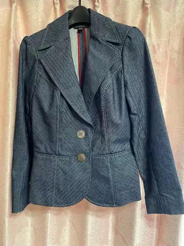 다크 블루 테일러드 자켓