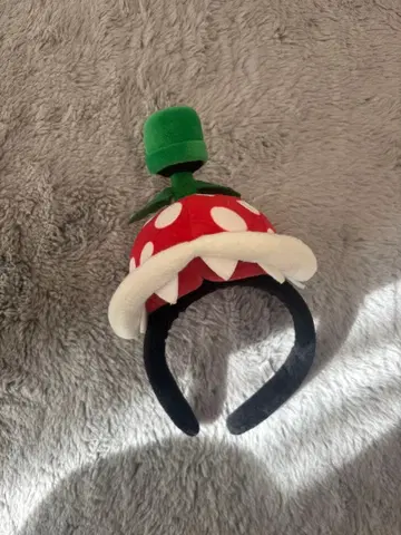 팩맨 플라워 머리띠