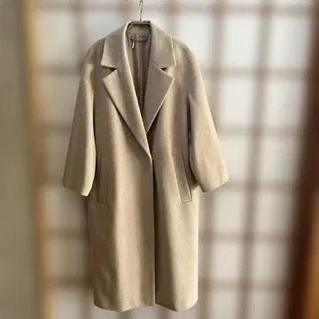 theory luxe 더블 브레스트 체스터 코트