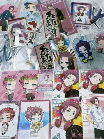 블루 록 이토시 사에 캔뱃지 종이류