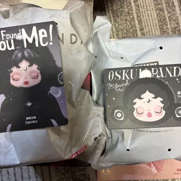 SKULLPANDA 봉제 인형 펜던트 & Mini Bag Darkndss