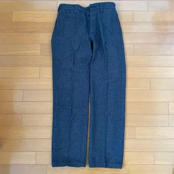 새상품급 리얼 맥코이 울 트라우저 브라운 와이드 테이퍼드 28