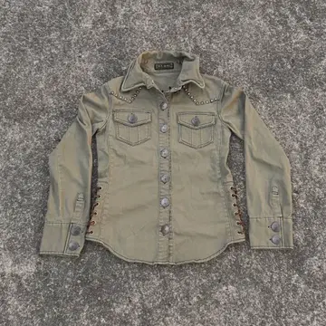 00s archive y2k 그런지 페어리 밀리터리 자켓