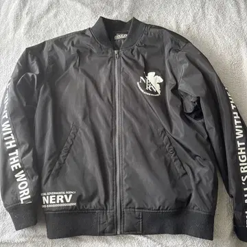 NERV 에반게리온 테이프 로고 자켓