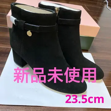 케이트 스페이드 스웨이드 숏부츠 블랙