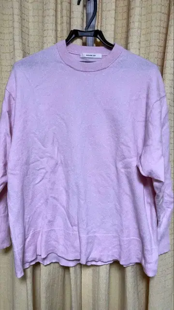 ROUGE VIF 핑크 니트 스웨터 긴팔