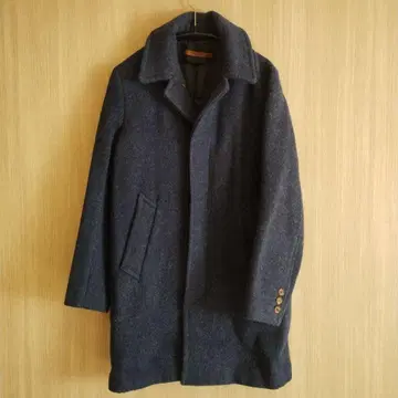 Honor Gathering 다크 블루 울 피코트