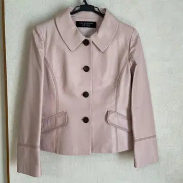 KOJI WATANABE 스모키 핑크 테일러드 자켓