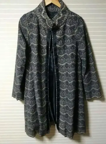 LOVE PARADCE 러브 파라다이스 레이스 하이넥 코트