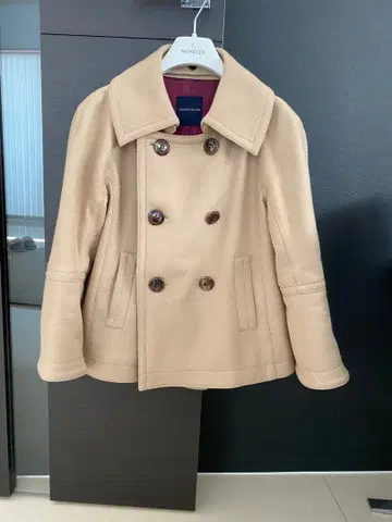 TOMORROWLAND 베이지 울 피코트