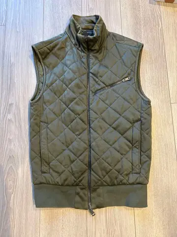 랄프 블랙 라벨 이탈리아제 퀼팅 다운 베스트