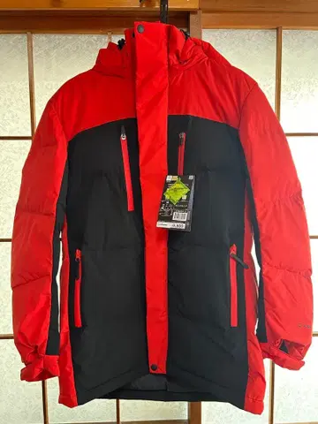 워크맨 Xshelter GIGA PUFF 다운 자켓 M 빨간색/블랙