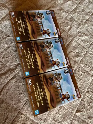 [새상품] 원피스 로그 스토리 루피&에넬 피규어 3개 세트