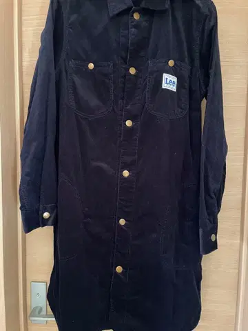 Lee 코듀로이 원피스 블랙 긴팔