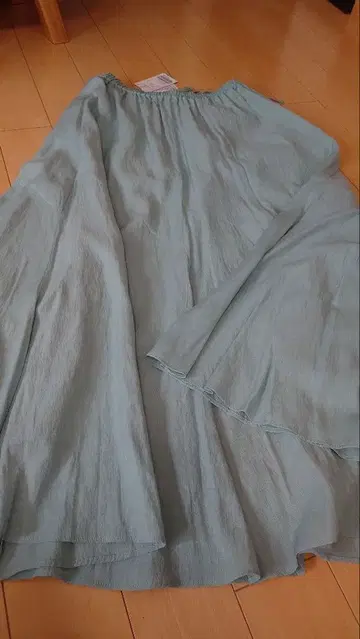 SLOBE 그린 플레어 스커트 F 사이즈