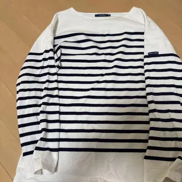 SAINT JAMES 보더 긴팔 티셔츠