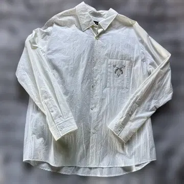 roarguns 화이트 셔츠 포켓 부착