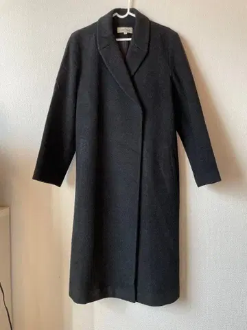 캘빈클라인 캐시미어 롱 코트 다크 그레이