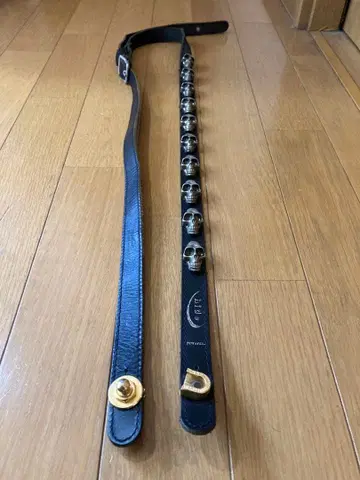 [ 레어 모델 ] FERNANDES hide model 기타 스트랩 해골