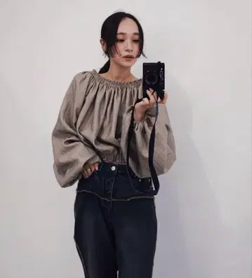 [ HELLA ] STRIPE OFF SHOULDER TOPS