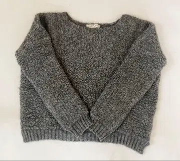 새상품급 COCOGIO 보아 긴팔 니트 그레이