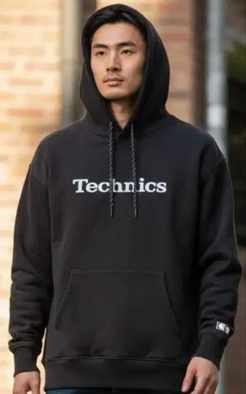 ZARA Technics 속기모 콜라보 후드티 M 블랙 인기 단종품 자라