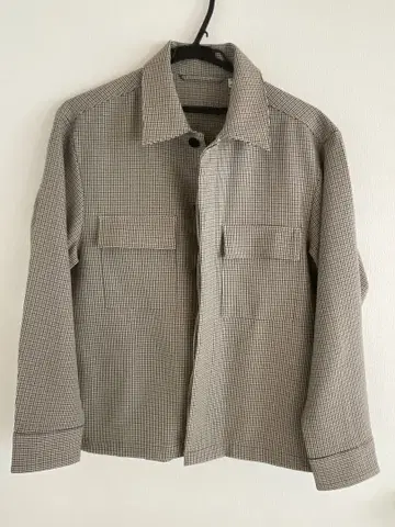 GU 셋업 하운드투스 체크 패턴