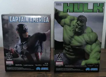 MARVEL 캡틴 아메리카, 헐크 Luminasta 피규어 세트
