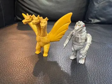 킹 기도라 메카 고질라 피규어 골동품