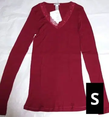 택 포함 새상품 고급 한로 실크울 상의 이너 긴팔 S