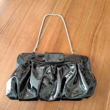 RAY BEAMS 블랙 클러치백