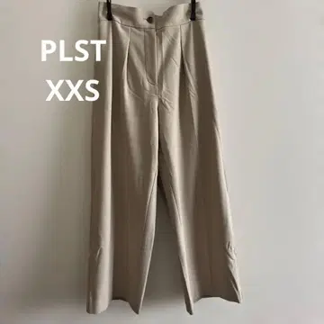 플라스테 PLST 웜 리저브 와이드 팬츠 베이지 XXS