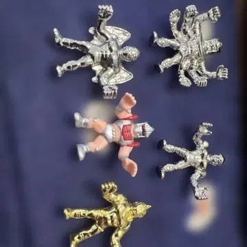 근육맨 지우개 근육맨 다이캐스트 5체 세트