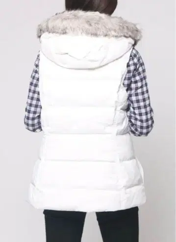 타미힐피거 다운 베스트 화이트 M