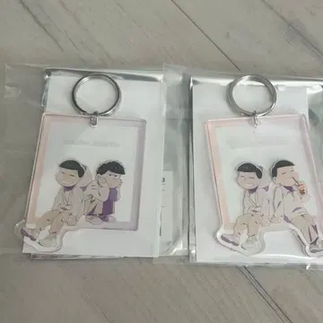 오소마츠 6쌍둥이 믹스 가든 콜라보 아크릴 키링 세트