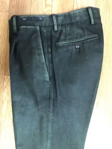 PT 01 슈퍼 슬림 핏 다크 그린 슬랙스