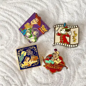 디즈니 영화 핀 배지 세트
