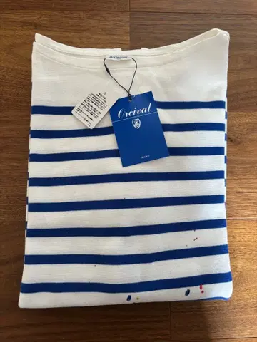 Orcival 러셀 프렌치 세일러 T셔츠 페인트