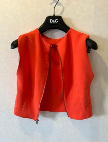 [ 새상품급 ] 앨리스 앤 올리비아 오렌지 여름 겉옷 베스트