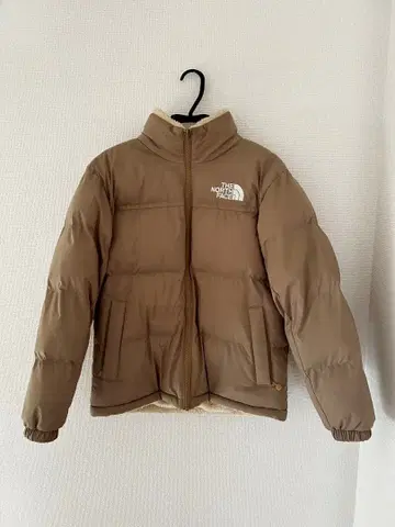 THE NORTH FACE 브라운 다운 자켓 리버서블