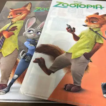 [ 2장 세트 ] 디즈니 주토피아 클리어 파일