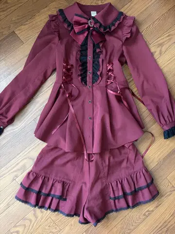 시크릿허니 프릴 셋업