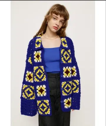 CROCHET MG C/D 크로셰 미들 게이지 가디건 패턴 니트